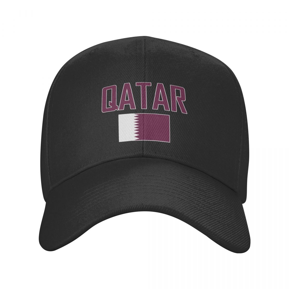 Women Fashion Qatar - QATAR ชื่อประเทศพร้อมธงดวงอาทิตย์เบสบอลหมวกปรับระบายอากาศได้ผู้ชายผู้หญิงหมวกฟุตบอลกลางแจ้งสำหรับของขวัญ