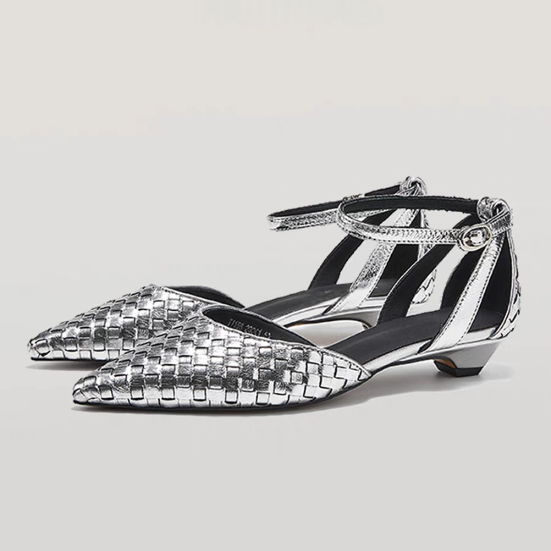Women Fashion Brand - Pointed Toe รองเท้าส้นสูงผู้หญิงรองเท้าแตะรองเท้าผู้หญิง 2025 ฤดูร้อน Designer
