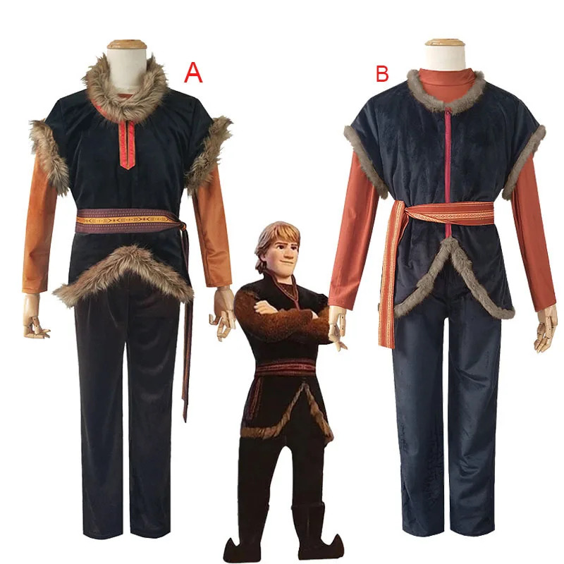Belted Shirt Dress - ชุดคอสเพลย์แช่แข็งคริสตอฟเสื้อแจ็คเก็ตกางเกงเข็มขัดชุดผู้ใหญ่ยู ไนเซกซ์ชุดฮาโลวีนปาร์ตี้คาร์นิวัลชุดเครื่องแบบกอย/6