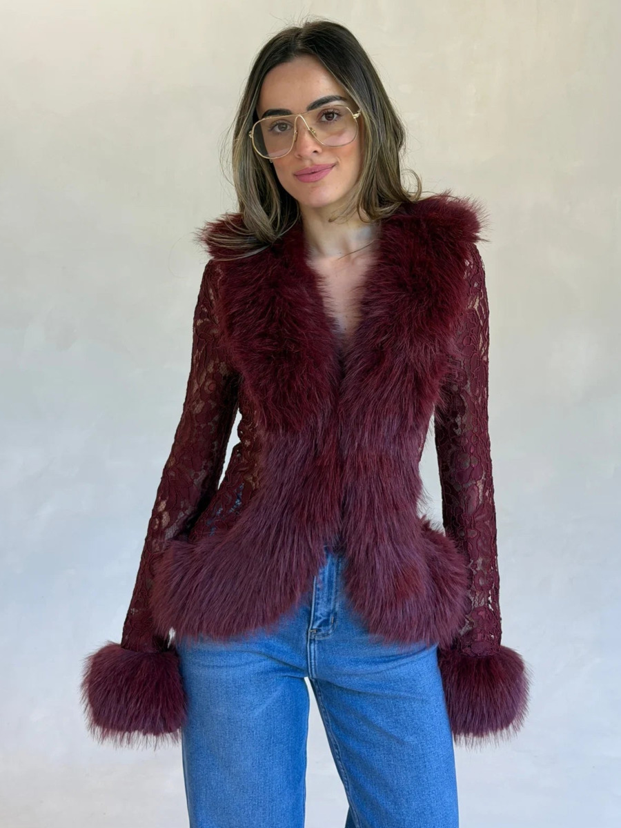 เสื้อโค้ทขนเฟอร์เทียมแบบเปิดด้ - Women'S Fashion Gilet บทวิจารณ์และราคา
