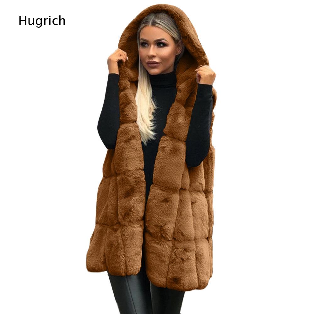เสื้อกั๊กผู้หญิงสีน้ำตาลขนเฟอร - Women'S Fashion Gilet บทวิจารณ์และราคา