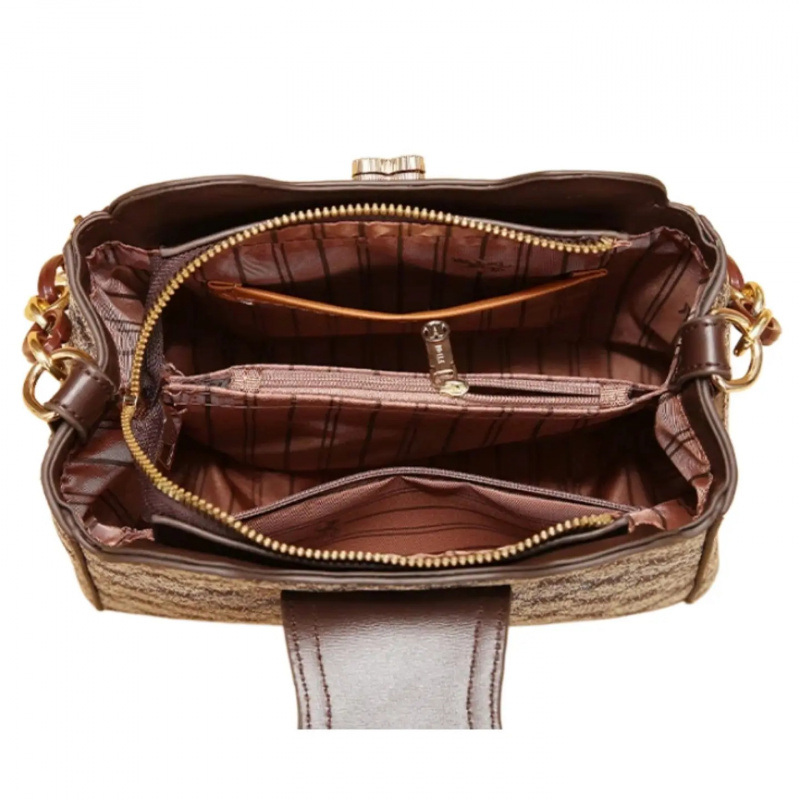 กระเป๋าสะพายไหล่พิมพ์ลายตัวอัก - Crossbody Bag Women บทวิจารณ์และราคา