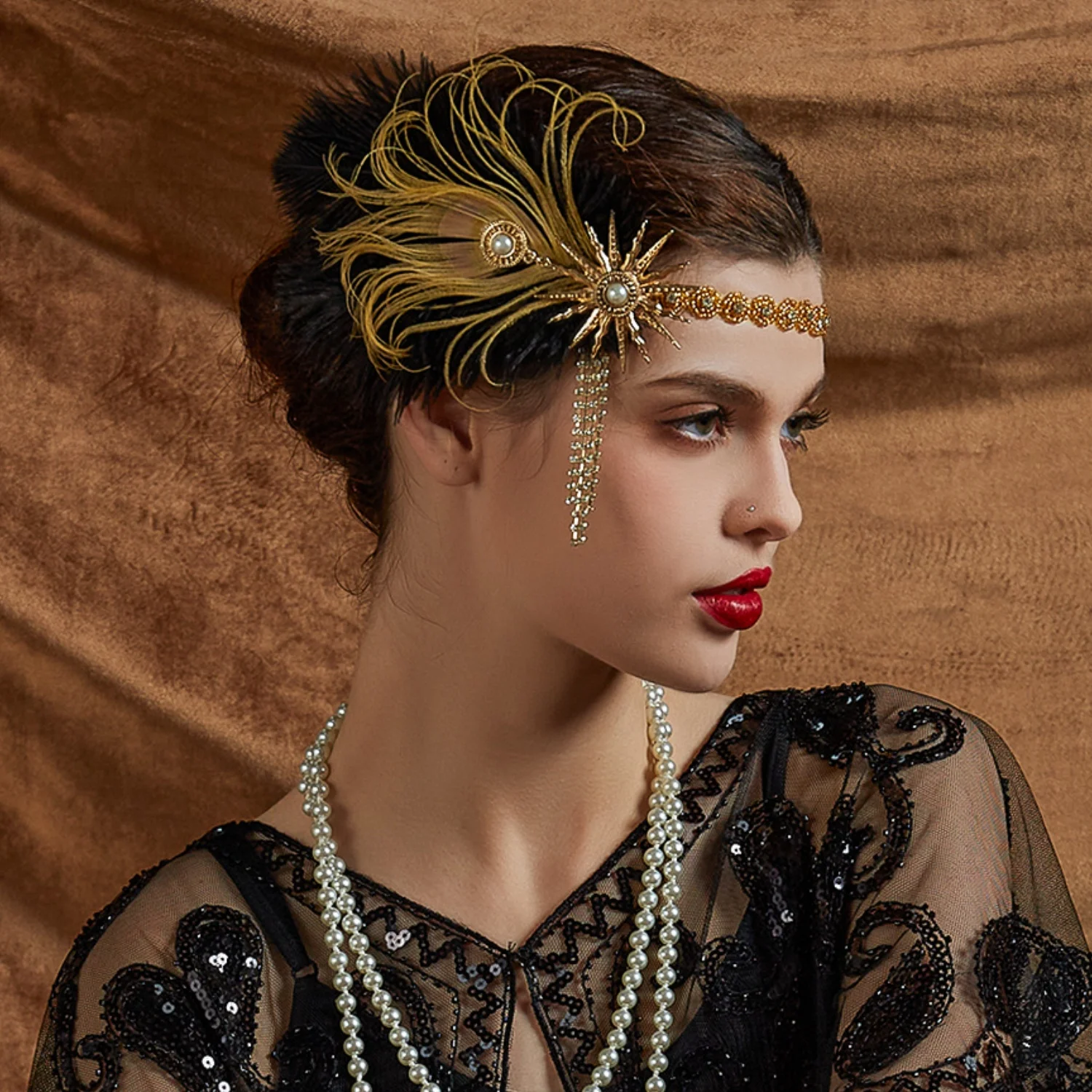 Rhinestone HairBand 1920s Vint - Women'S Fashion Of The 1920S บทวิจารณ์และราคา