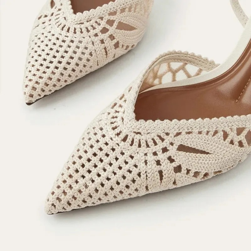 รองเท้าส้นสูงแบบสานสำหรับผู้หญ - Women Fashion Brand บทวิจารณ์และราคา