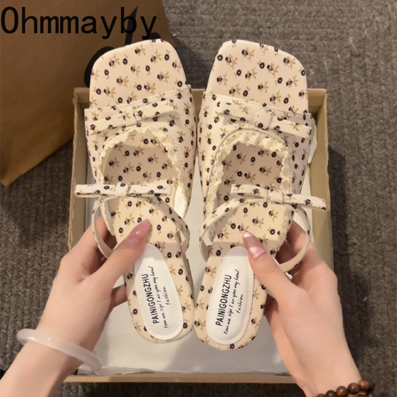 รองเท้าส้นเตารีดลายดอกไม้สำหรั - Floral Summer Dress บทวิจารณ์และราคา