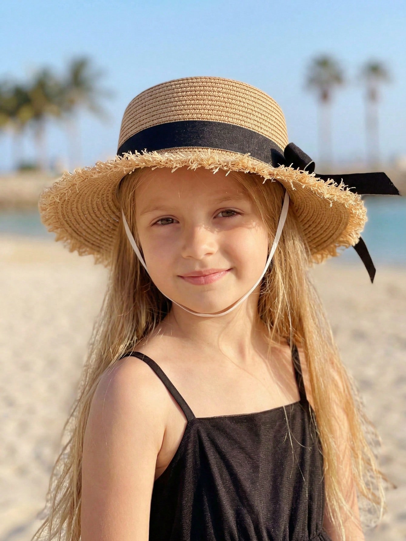 หมวกฟางปีกกว้างสีน้ำตาลสำหรับเ - Straw Hat Summer บทวิจารณ์และราคา