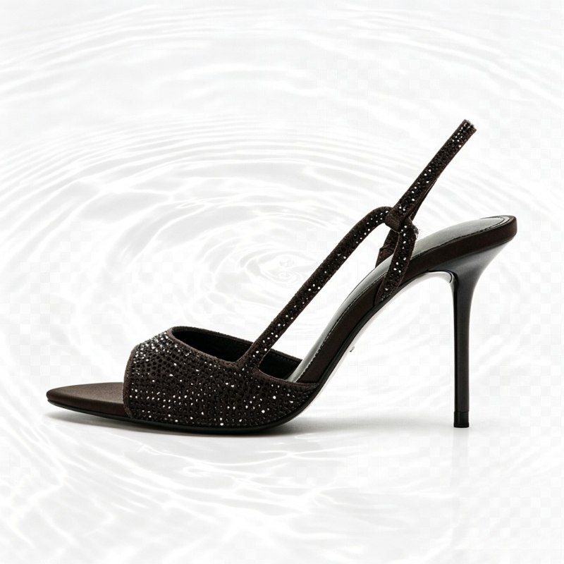 รองเท้าส้นสูงแบบสวมเปิดส้นประด - Women Fashion Brand บทวิจารณ์และราคา