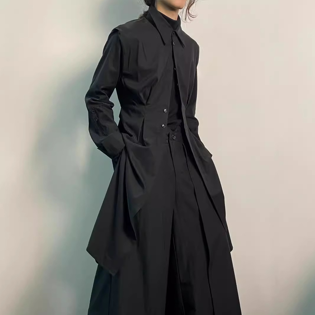 เสื้อโค้ทเทรนช์โค้ทสไตล์โกธิค  - Belted Shirt Dress บทวิจารณ์และราคา