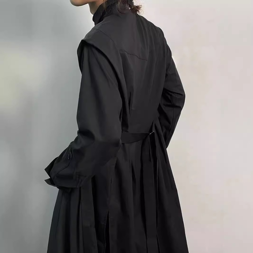 เสื้อโค้ทเทรนช์โค้ทสไตล์โกธิค  - Belted Shirt Dress บทวิจารณ์และราคา