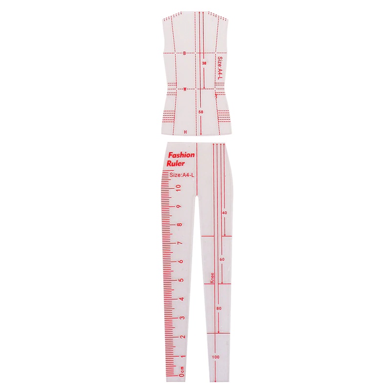 ชุดอุปกรณ์วาดแบบแฟชั่นสำหรับผู - Women Fashion Figure Template บทวิจารณ์และราคา