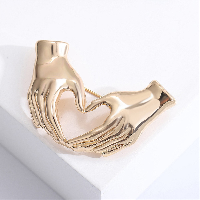 XIALUOKE มือ Pose เข็มกลัดหัวใ - Women Fashion Pose บทวิจารณ์และราคา