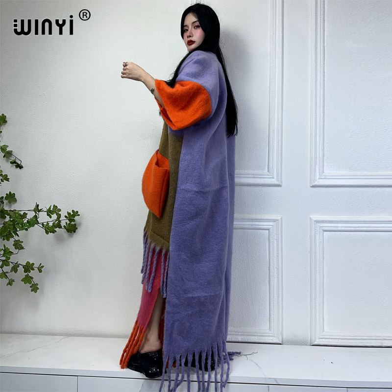 Winyi เสื้อโค้ทดีไซน์มีกระเป๋า - Women'S Fashion Kimono บทวิจารณ์และราคา