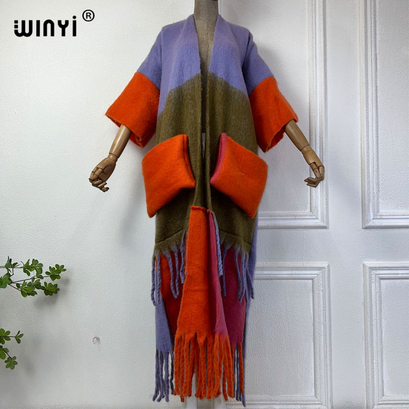 Winyi เสื้อโค้ทดีไซน์มีกระเป๋า - Women'S Fashion Kimono บทวิจารณ์และราคา