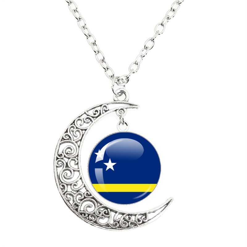 สร้อยคอจี้แก้วทรงกลมขนาด 20 มม - Women Fashion Qatar บทวิจารณ์และราคา