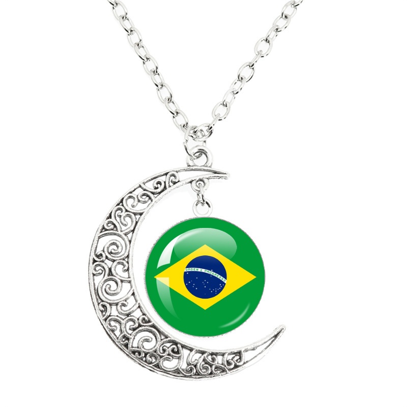 สร้อยคอจี้แก้วทรงกลมขนาด 20 มม - Women Fashion Qatar บทวิจารณ์และราคา