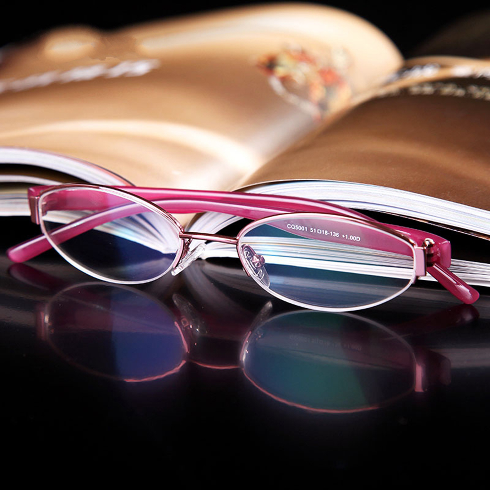 Semi-Rim Tr90ขา Anti-Fatigue เ - Women'S Fashion Glasses With Clear Lenses บทวิจารณ์และราคา