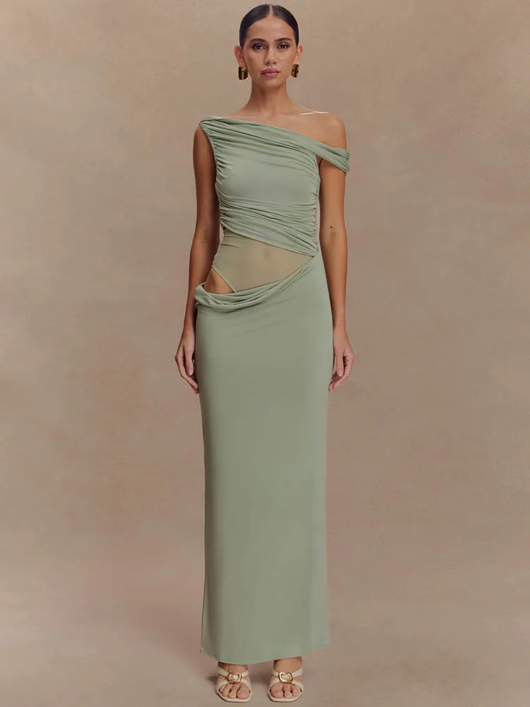เดรสยาวเปิดไหล่ข้างเดียว ผ้าสล - Women'S Fashion In 1920 บทวิจารณ์และราคา