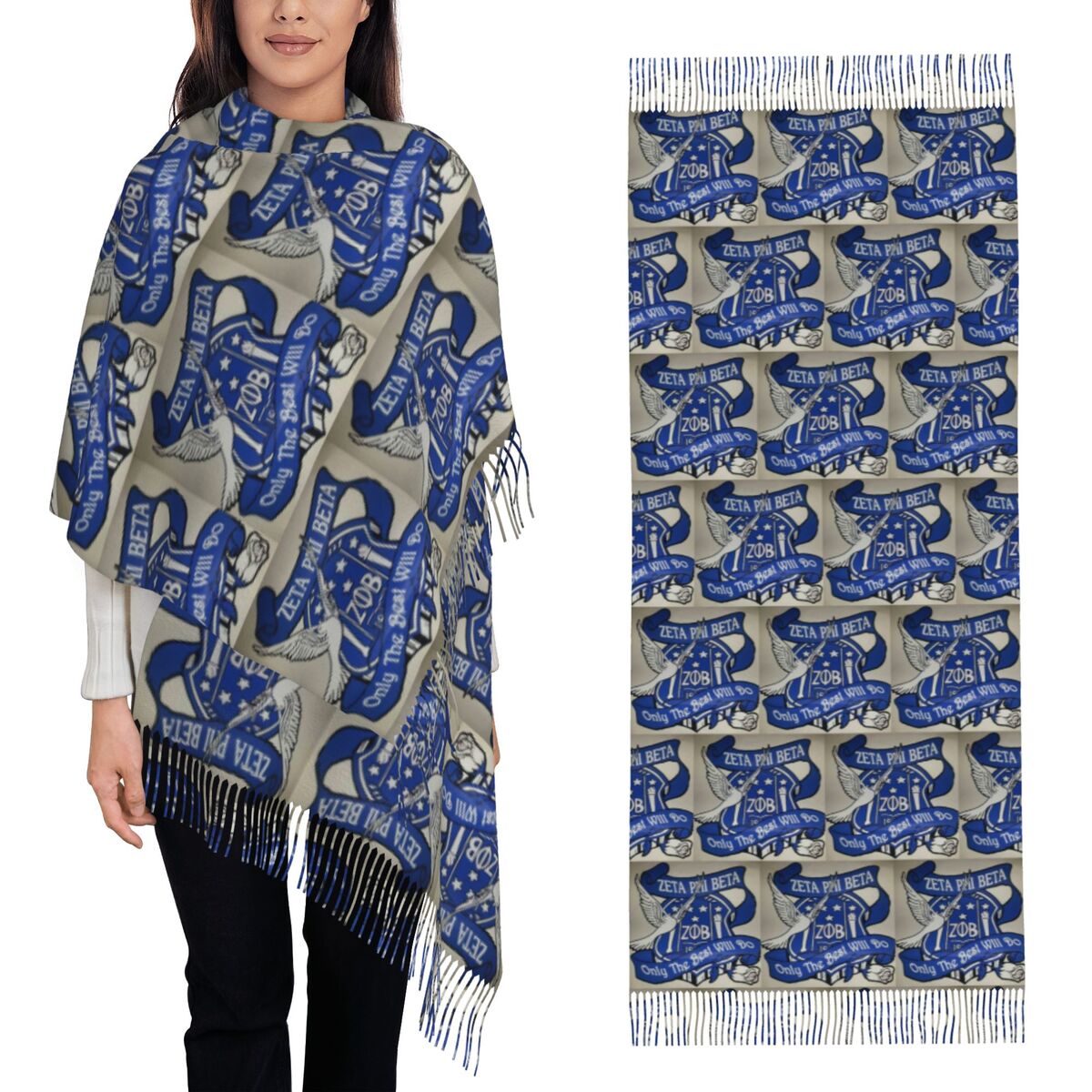 ผ้าพันคอ Zeta Phi Beta ลายตัวอ - Women'S Fashion In 1920 บทวิจารณ์และราคา