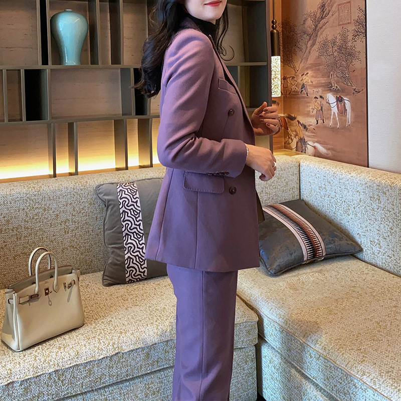 ชุดสูทผู้หญิงสีม่วง Allingentl - Women'S Fashion Blazer บทวิจารณ์และราคา