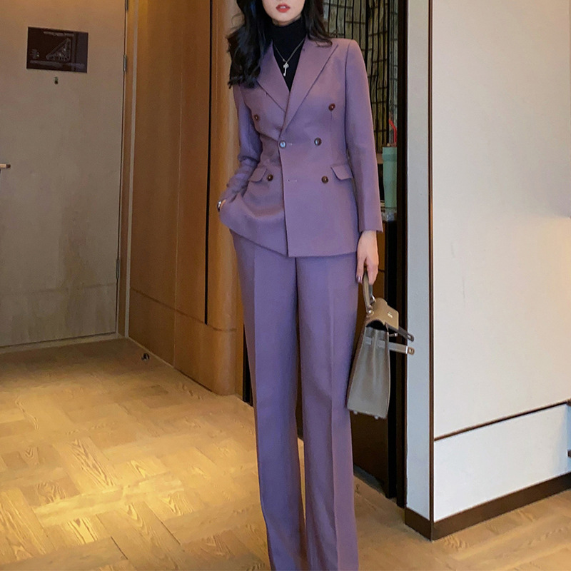 ชุดสูทผู้หญิงสีม่วง Allingentl - Women'S Fashion Blazer บทวิจารณ์และราคา
