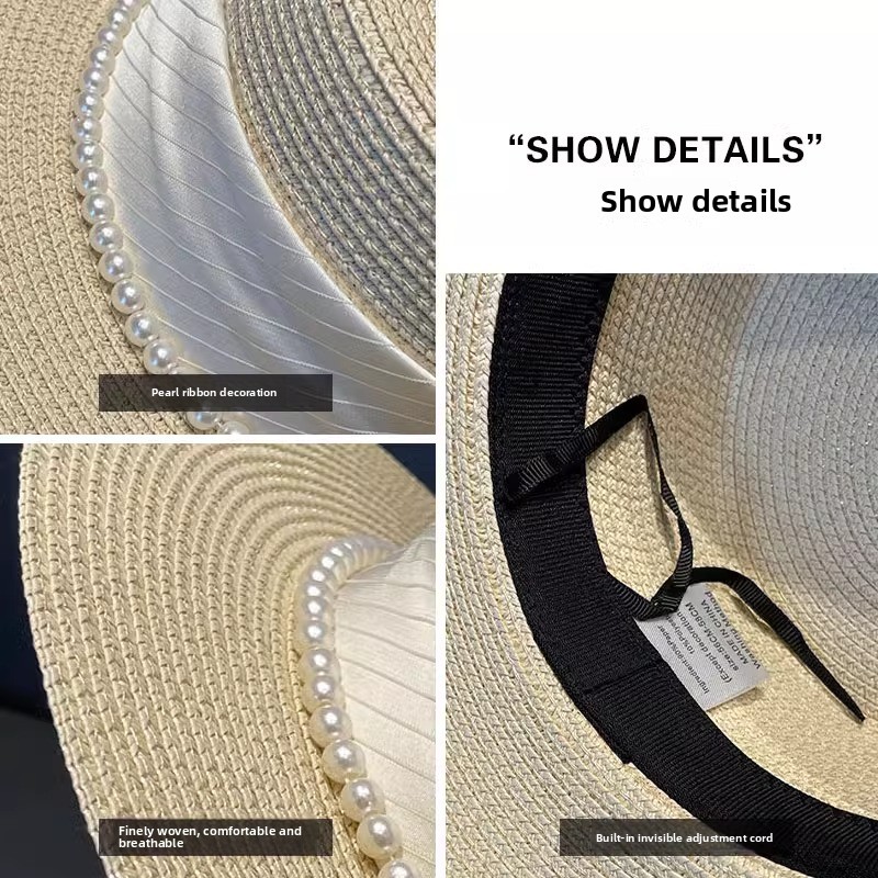 หมวกสไตล์ใหม่ปี 2025 ทรงเรโทร  - Straw Hat Summer บทวิจารณ์และราคา