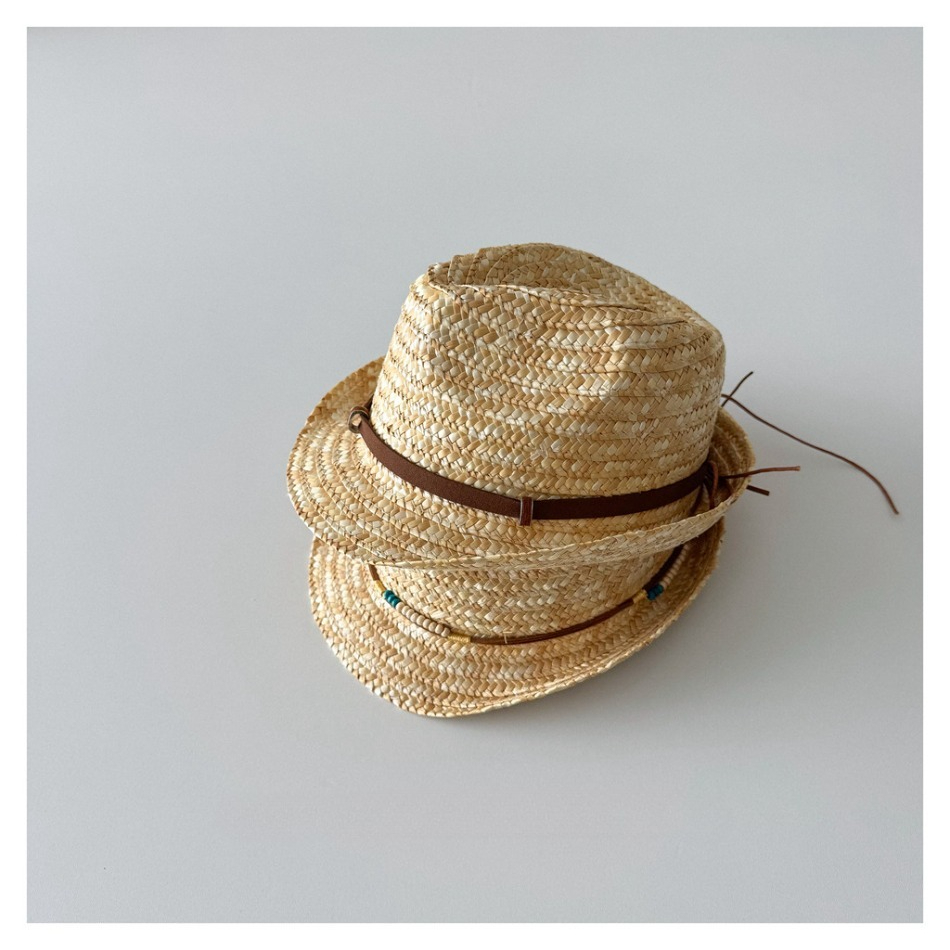 หมวกฟีโดราฟางธรรมชาติสำหรับเด็ - Straw Hat Summer บทวิจารณ์และราคา