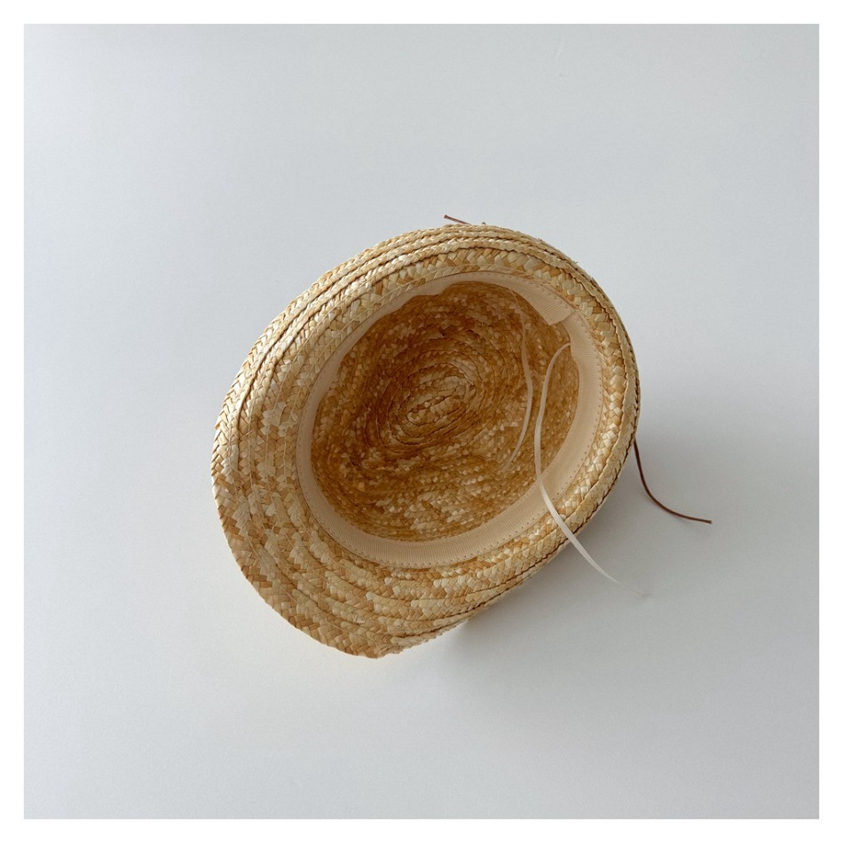 หมวกฟีโดราฟางธรรมชาติสำหรับเด็ - Straw Hat Summer บทวิจารณ์และราคา