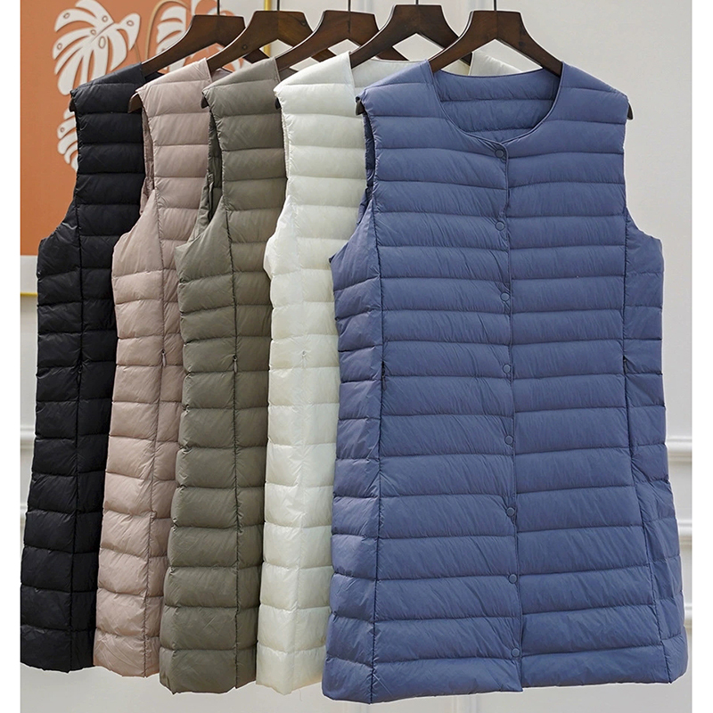 เสื้อกั๊กขนเป็ดสีขาวสำหรับผู้ห - Women'S Fashion Gilet บทวิจารณ์และราคา