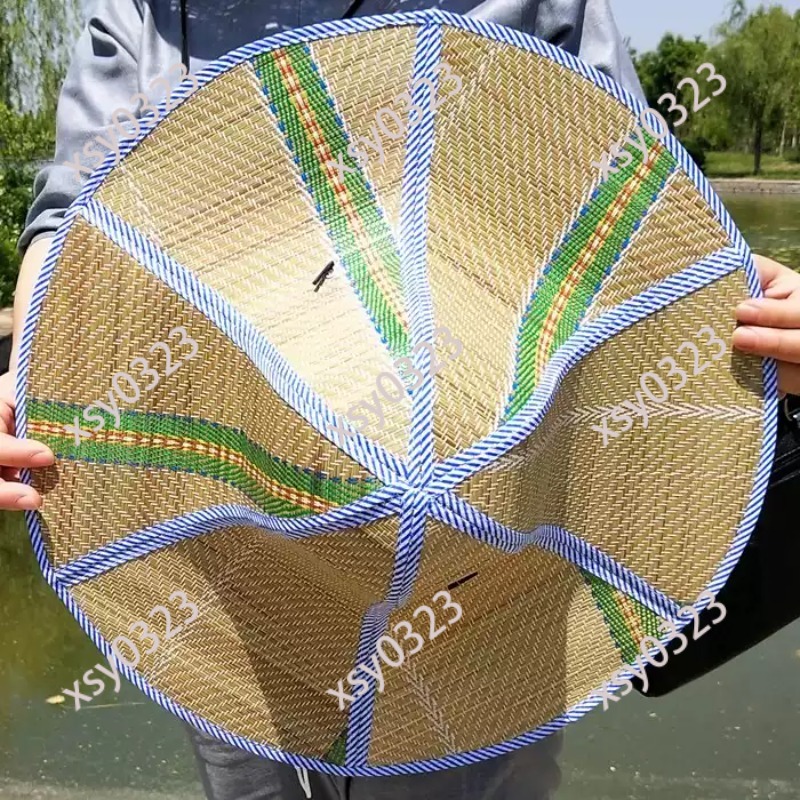 หมวกฟางปีกกว้างแบบพับได้ หมวกป - Straw Hat Summer บทวิจารณ์และราคา