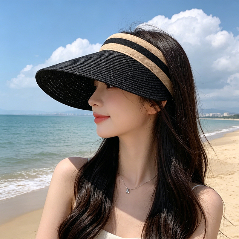 หมวกสานปีกกว้างปักโลโก้ตามสั่ง - Straw Hat Summer บทวิจารณ์และราคา