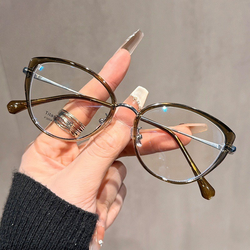 แว่นตาอ่านหนังสือแฟชั่นทรงแคทอ - Women'S Fashion Glasses With Clear Lenses บทวิจารณ์และราคา