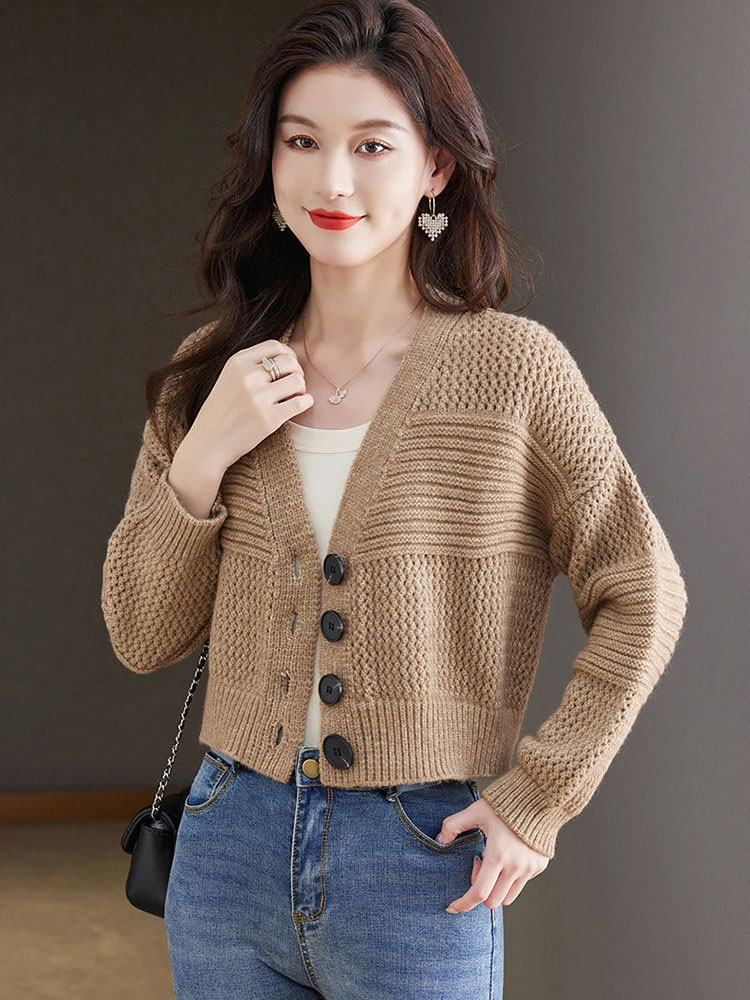 เสื้อคลุมคาร์ดิแกนถักแขนยาวลำล - Women'S Fashion Gilet บทวิจารณ์และราคา