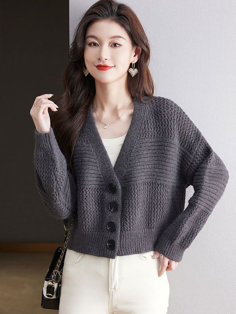 เสื้อคลุมคาร์ดิแกนถักแขนยาวลำล - Women'S Fashion Gilet บทวิจารณ์และราคา