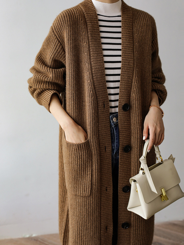เสื้อคลุมคาร์ดิแกนถักทรงหลวม แ - Women'S Fashion Gilet บทวิจารณ์และราคา