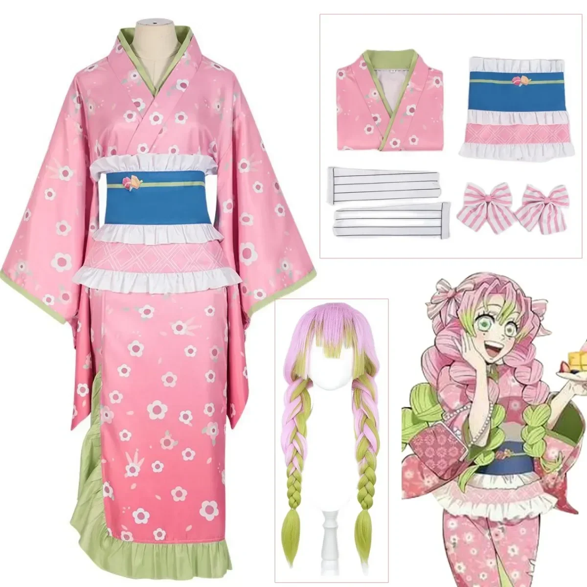 ชุดคอสเพลย์แฟชั่นใหม่ คันโรจิ  - Women'S Fashion Kimono บทวิจารณ์และราคา