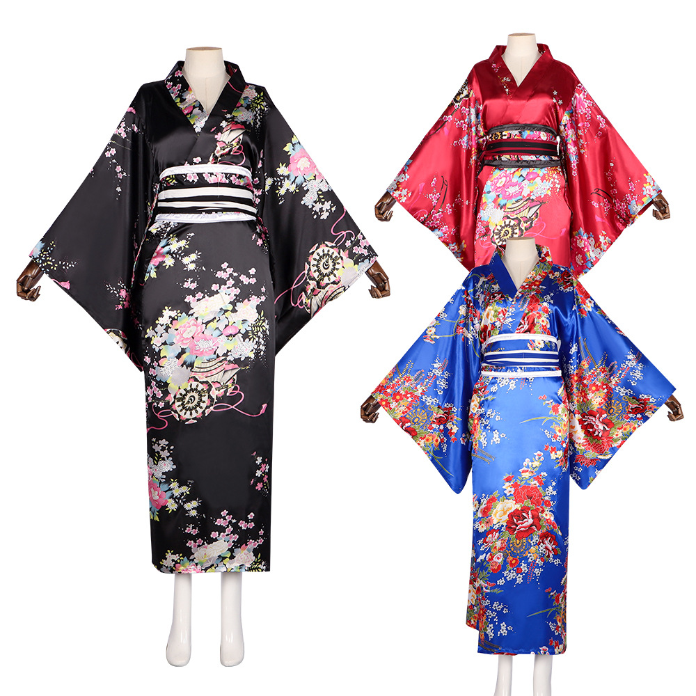 ชุดกิโมโนญี่ปุ่น ชุดคลุมอาบน้ำ - Women'S Fashion Kimono บทวิจารณ์และราคา