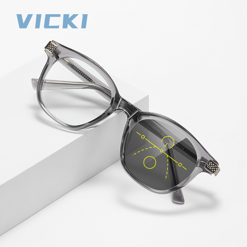 VICKI ใหม่เลดี้'s Round-Frame  - Women'S Fashion Glasses With Clear Lenses บทวิจารณ์และราคา