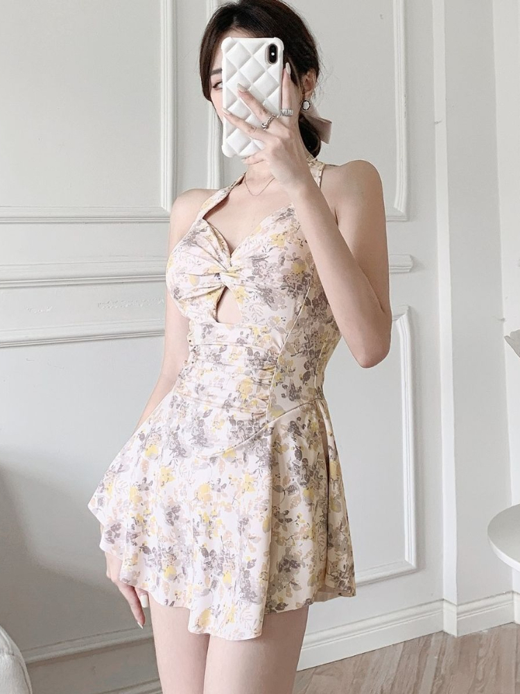 ใหม่ฤดูร้อนลายดอกไม้มोโนกินีชุ - Floral Summer Dress บทวิจารณ์และราคา