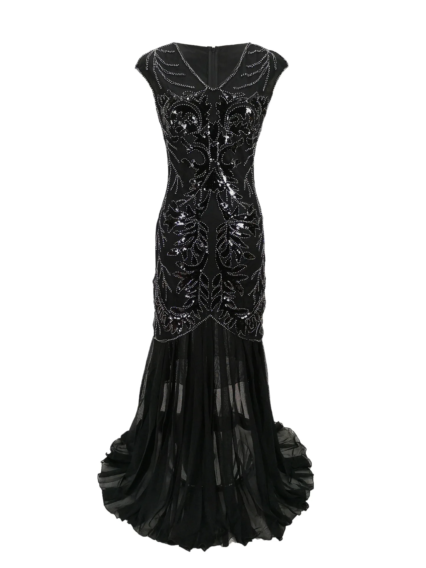เดรสชีฟองปักเลื่อมเดรสหนังวินเ - Women'S Fashion In 1920 บทวิจารณ์และราคา