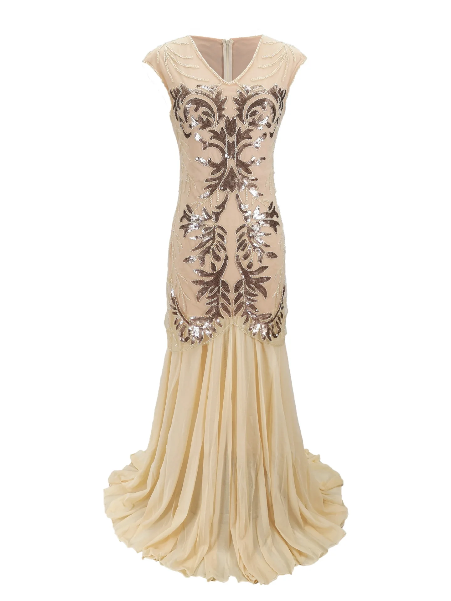 เดรสชีฟองปักเลื่อมเดรสหนังวินเ - Women'S Fashion In 1920 บทวิจารณ์และราคา