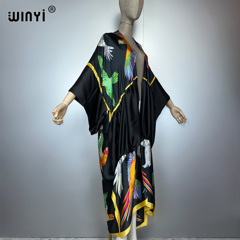 ชุดคลุมยาวสไตล์โบฮีเมียน WINYI - Women'S Fashion Kimono บทวิจารณ์และราคา