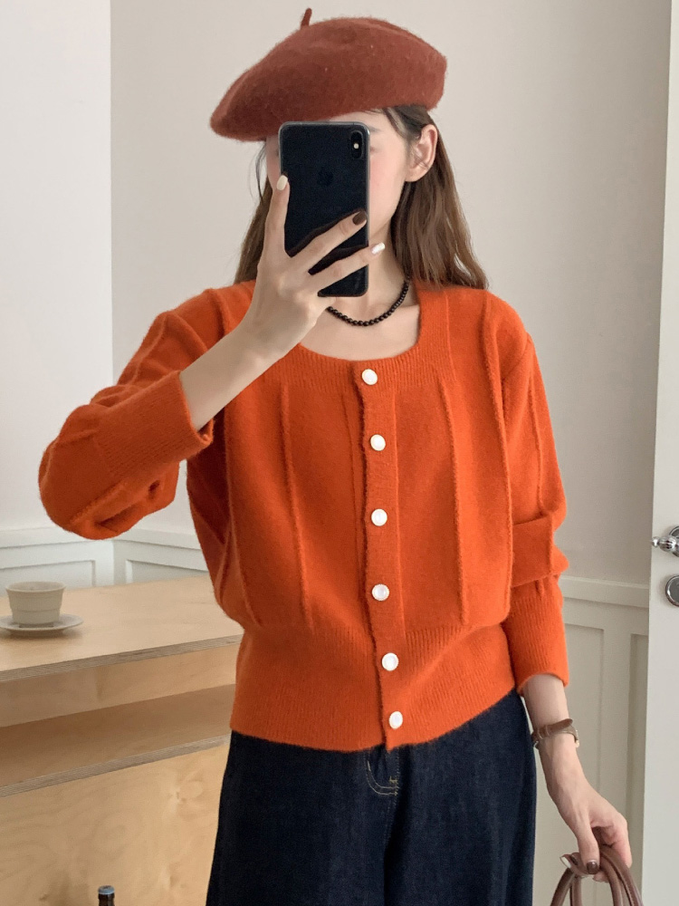 เสื้อคาร์ดิแกนไหมพรมคอเหลี่ยมส - Women'S Fashion Gilet บทวิจารณ์และราคา