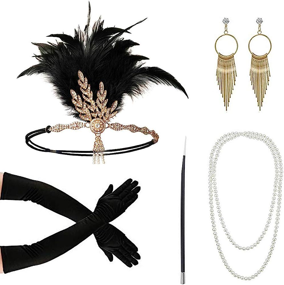 PESENAR 1920s แฟชั่น Flapper H - Women'S Fashion Of The 1920S บทวิจารณ์และราคา