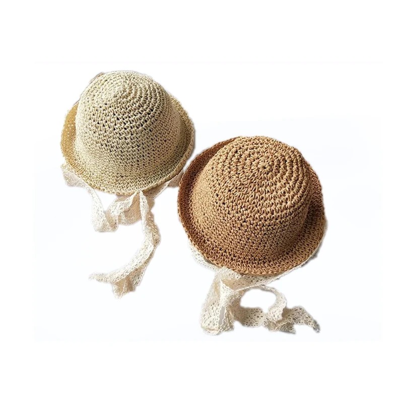 หมวกฟางเด็กผู้ชายผู้หญิงสไตล์เ - Straw Hat Summer บทวิจารณ์และราคา