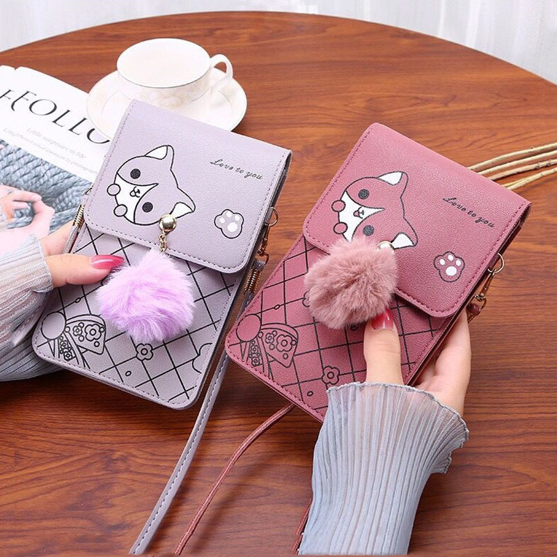 กระเป๋าใส่โทรศัพท์หน้าจอสัมผัส - Crossbody Bag Women บทวิจารณ์และราคา