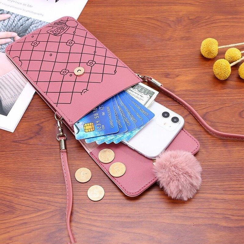 กระเป๋าใส่โทรศัพท์หน้าจอสัมผัส - Crossbody Bag Women บทวิจารณ์และราคา