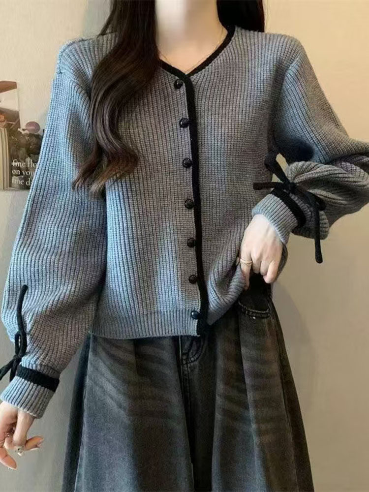 Baggy ลาย V คอถักเสื้อสเวตเตอร - Women'S Fashion Gilet บทวิจารณ์และราคา