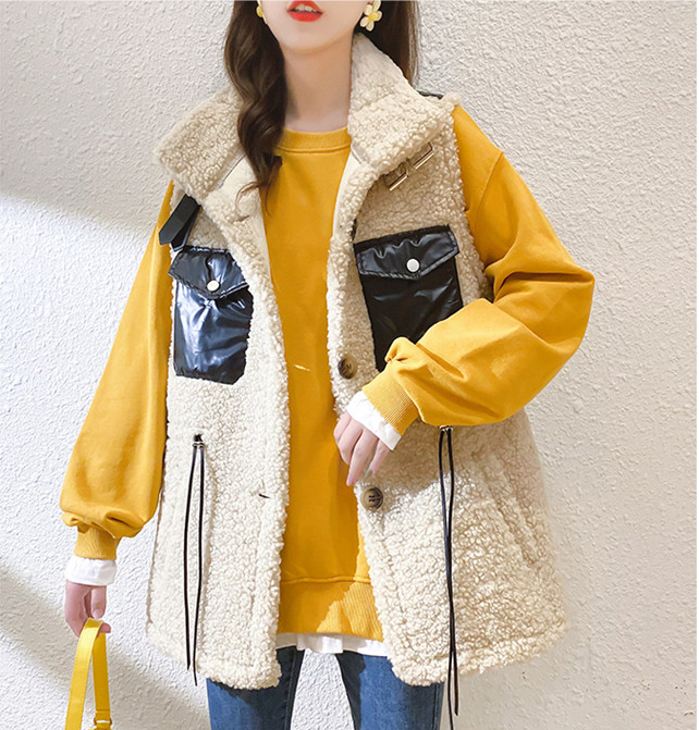 ใหม่ขนสัตว์เสื้อกั๊กผู้หญิงแฟช - Women'S Fashion Gilet บทวิจารณ์และราคา