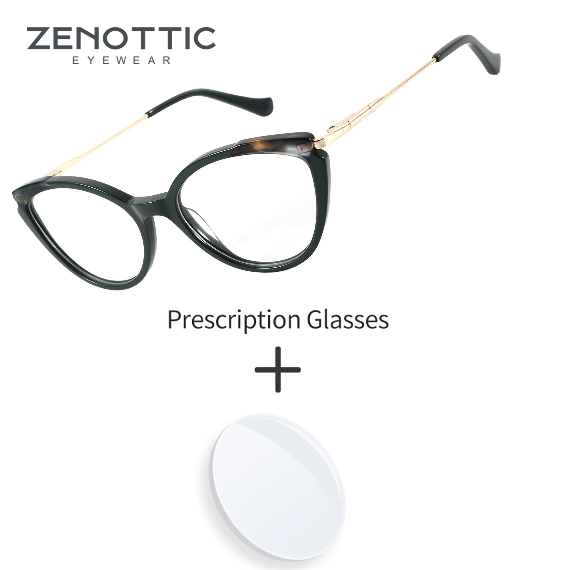 ZENOTTIC M ไซส์ บัตเตอร์ฟลายสำ - Women'S Fashion Glasses With Clear Lenses บทวิจารณ์และราคา