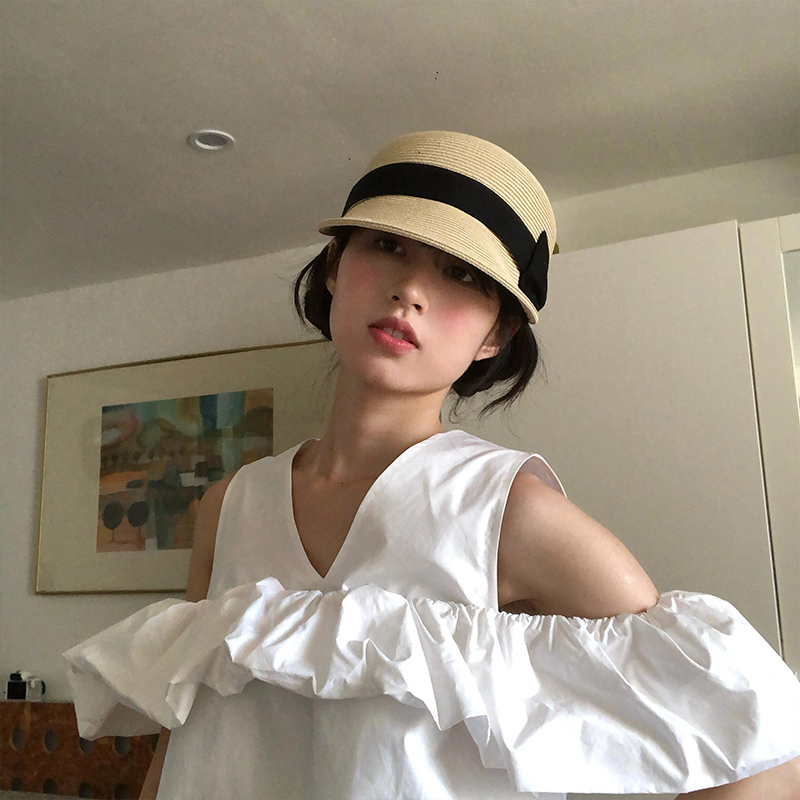 หมวกปีกกว้างทรงโดมสำหรับผู้หญิ - Straw Hat Summer บทวิจารณ์และราคา